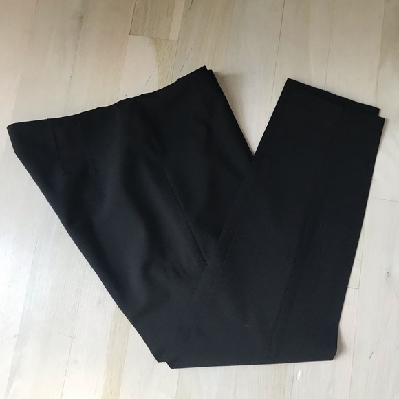 Theory Black Belisa Slim Stretch Wool Side Zip 6 - Picture 7 of 8